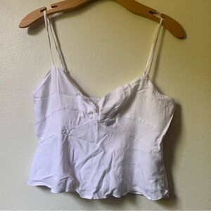 White blouse from American Eagle.